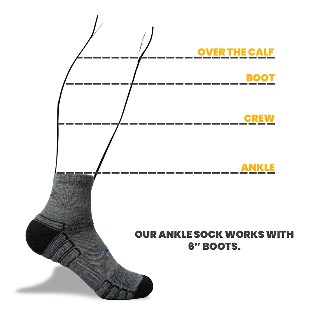 Ankle Wool Work Sock - Image 16