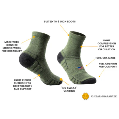 Ankle Wool Work Sock - Image 27