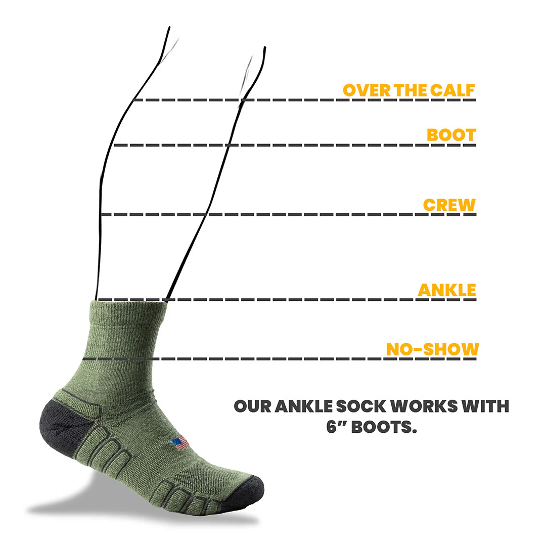 Ankle Wool Work Sock - Image 32