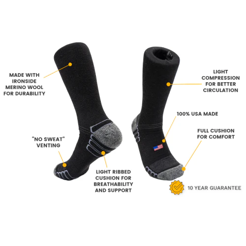 Boot Wool Work Sock - Image 3