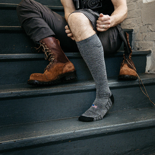 Over the Calf Wool Work Sock - Image 4